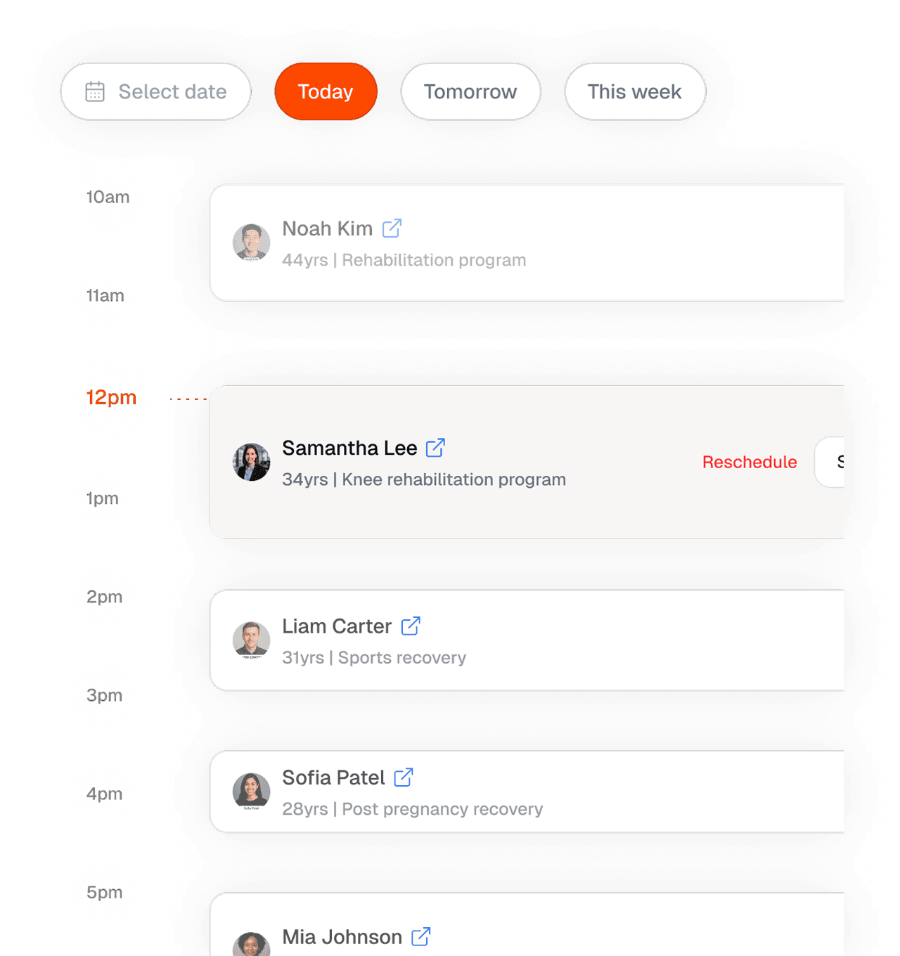 Manage schedule feature illustration